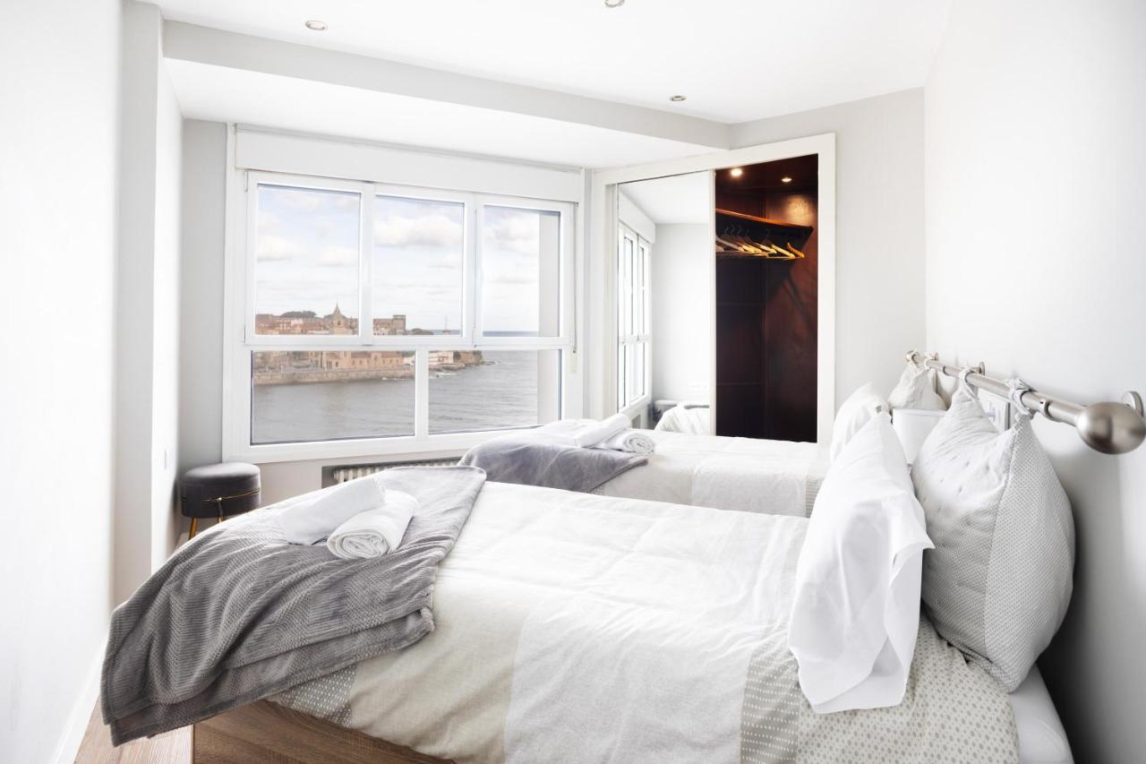 Ferienwohnung Amanecer Cantabrico Gijón Exterior foto